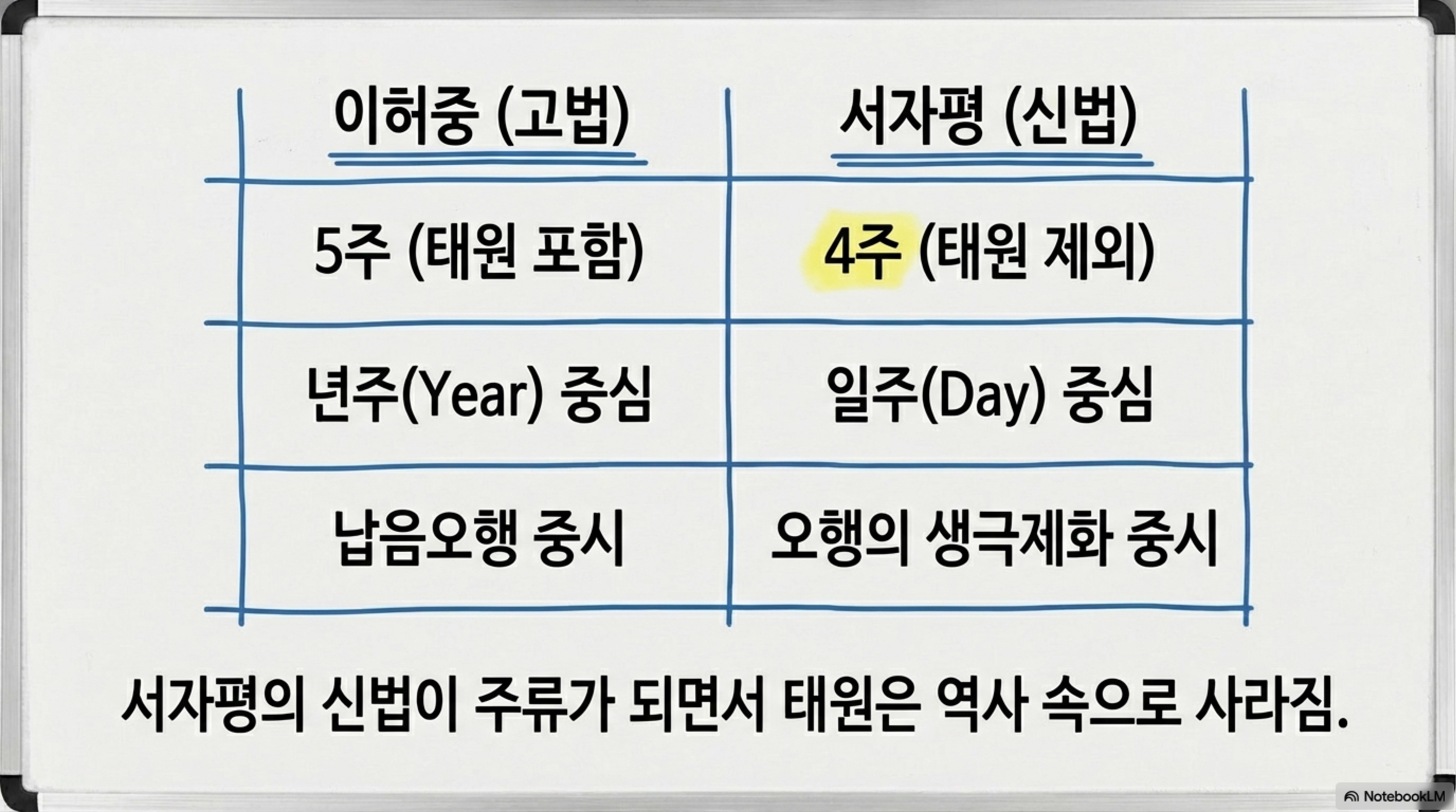 고법과 신법 비교표
